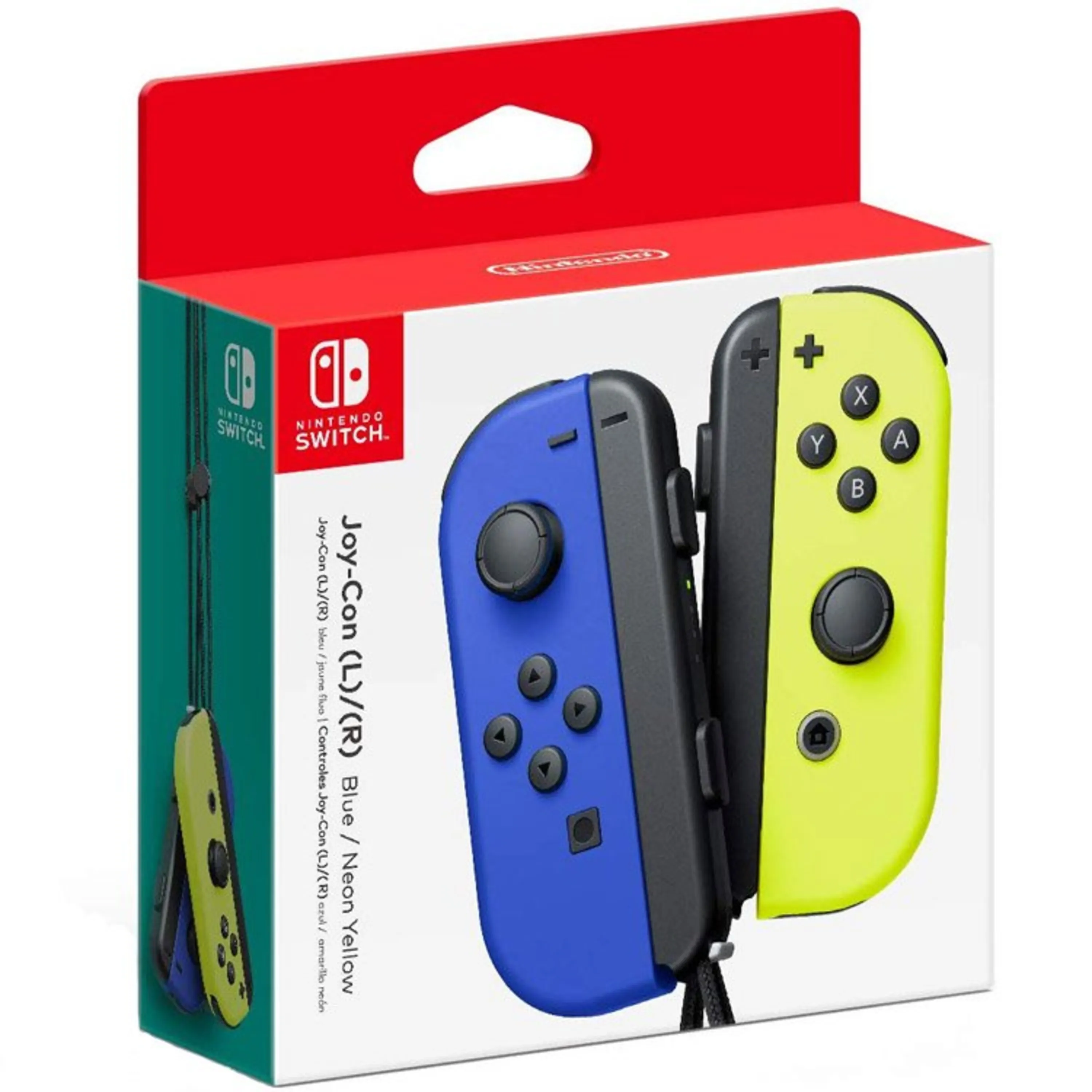 دسته Nintendo Switch Joy-Con Controller Pair - Blue/Neon Yellow مخصوص نینتندو سوییچ