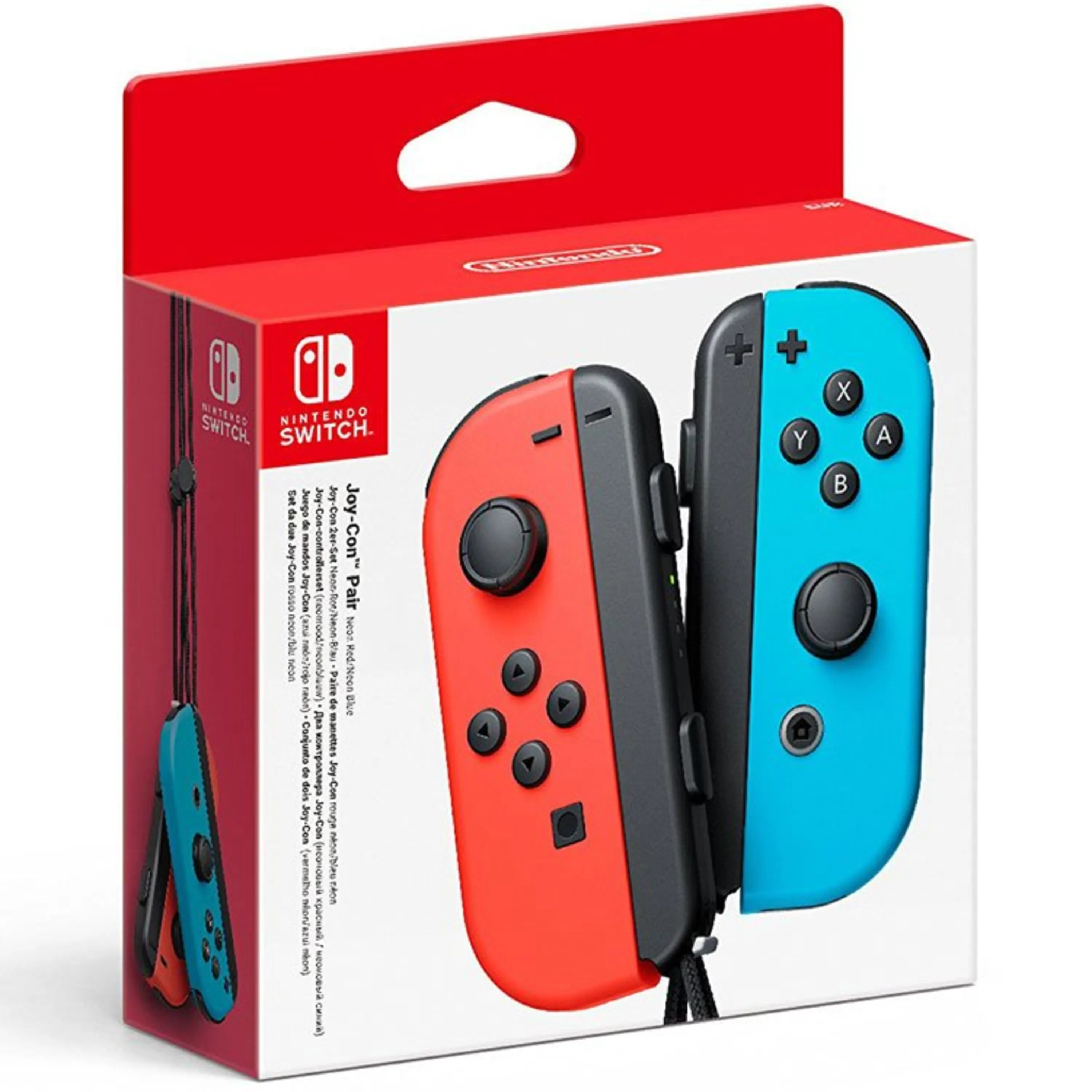 دسته Nintendo Switch Joy-Con Controller Pair - Neon Red/Neon Blue مخصوص نینتندو سوییچ