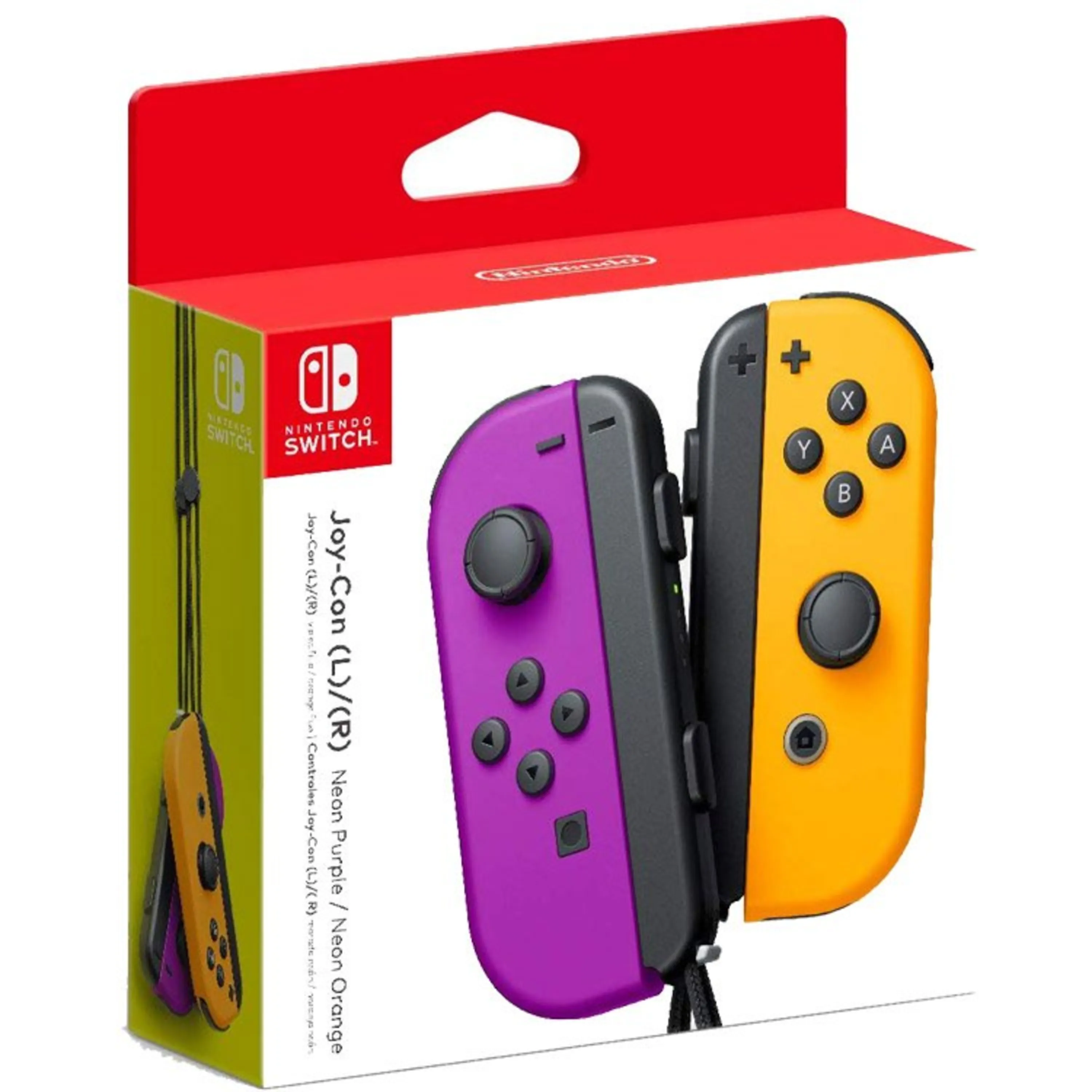 دسته Nintendo Switch Joy-Con Controller Pair - Neon Purple/Neon Orange مخصوص نینتندو سوییچ
