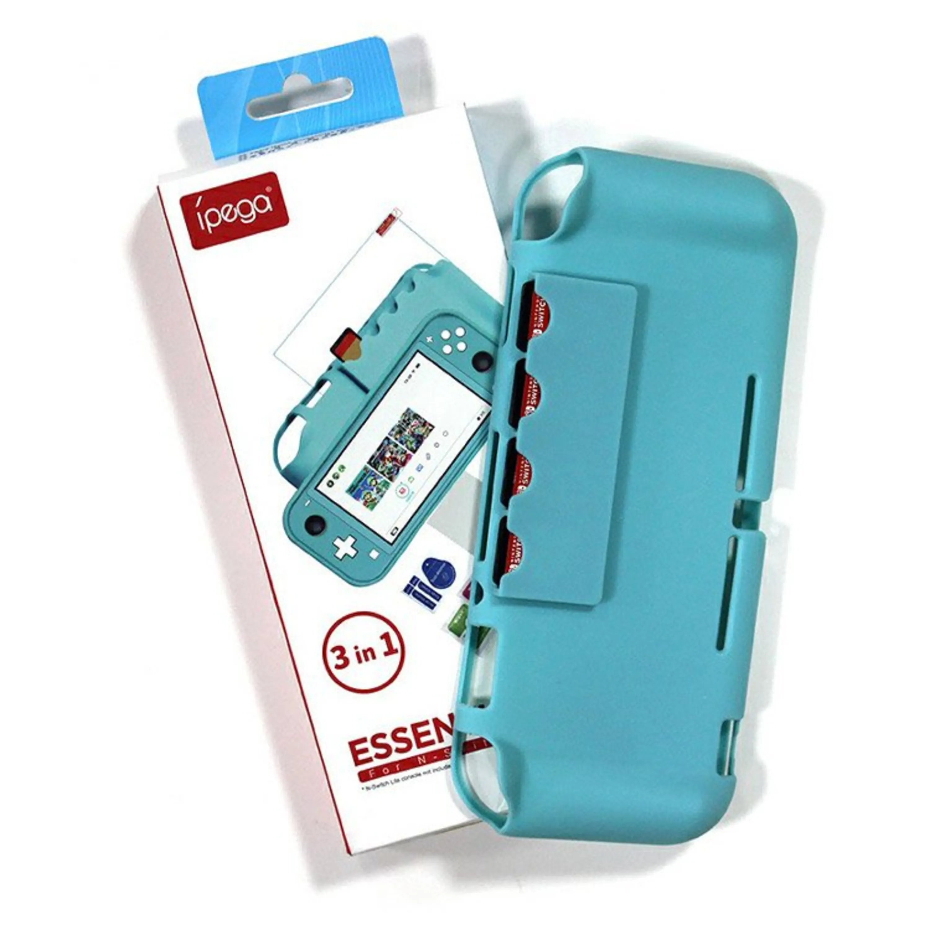 پک 3 کاره لوازم جانبی ipega 3 in 1 Protective Case for Nintendo Switch Lite - Blue مخصوص نینتندو سوییچ لایت