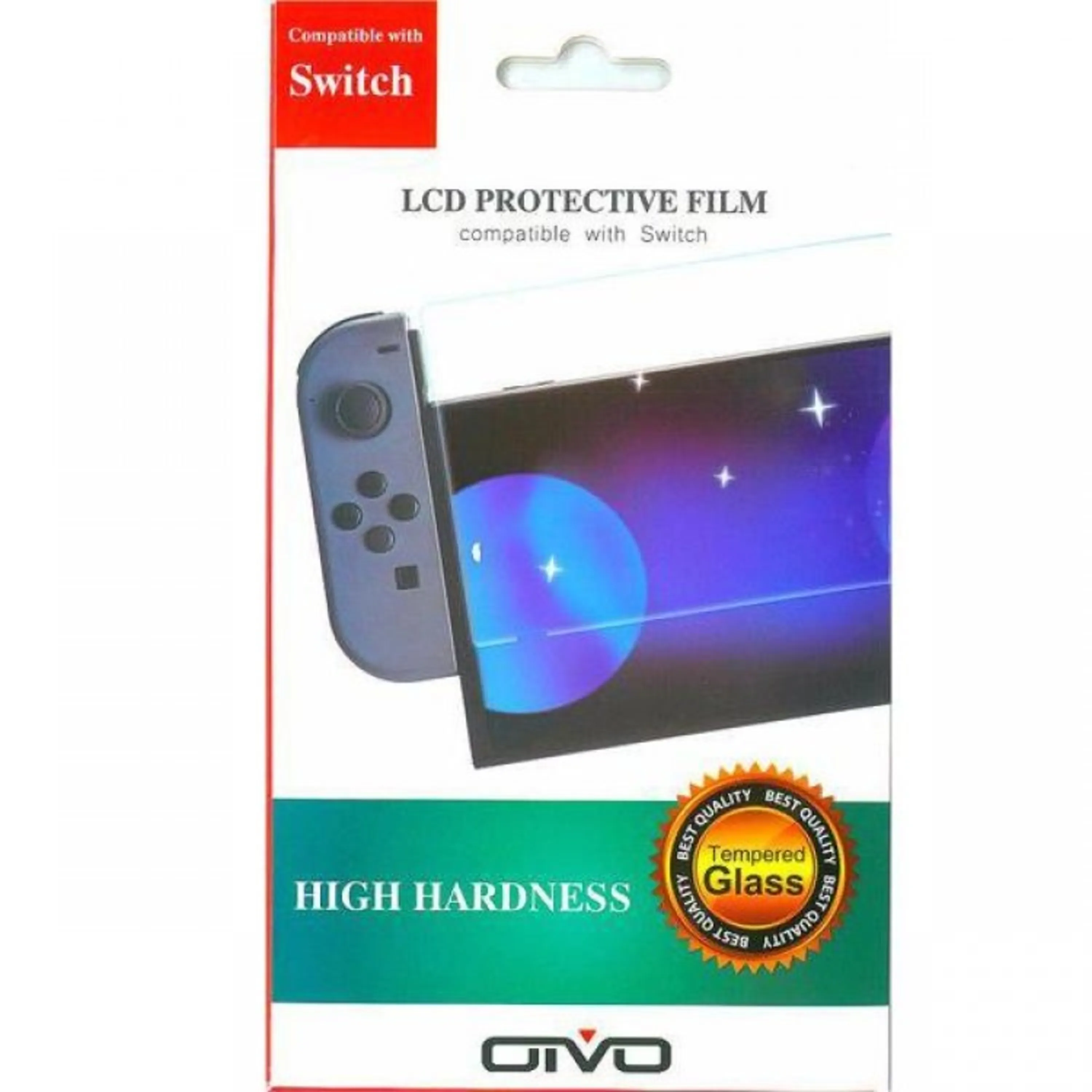 محافظ صفحه OiVO High Hardness LCD Protective Film for Switch مخصوص نینتندو سوییچ