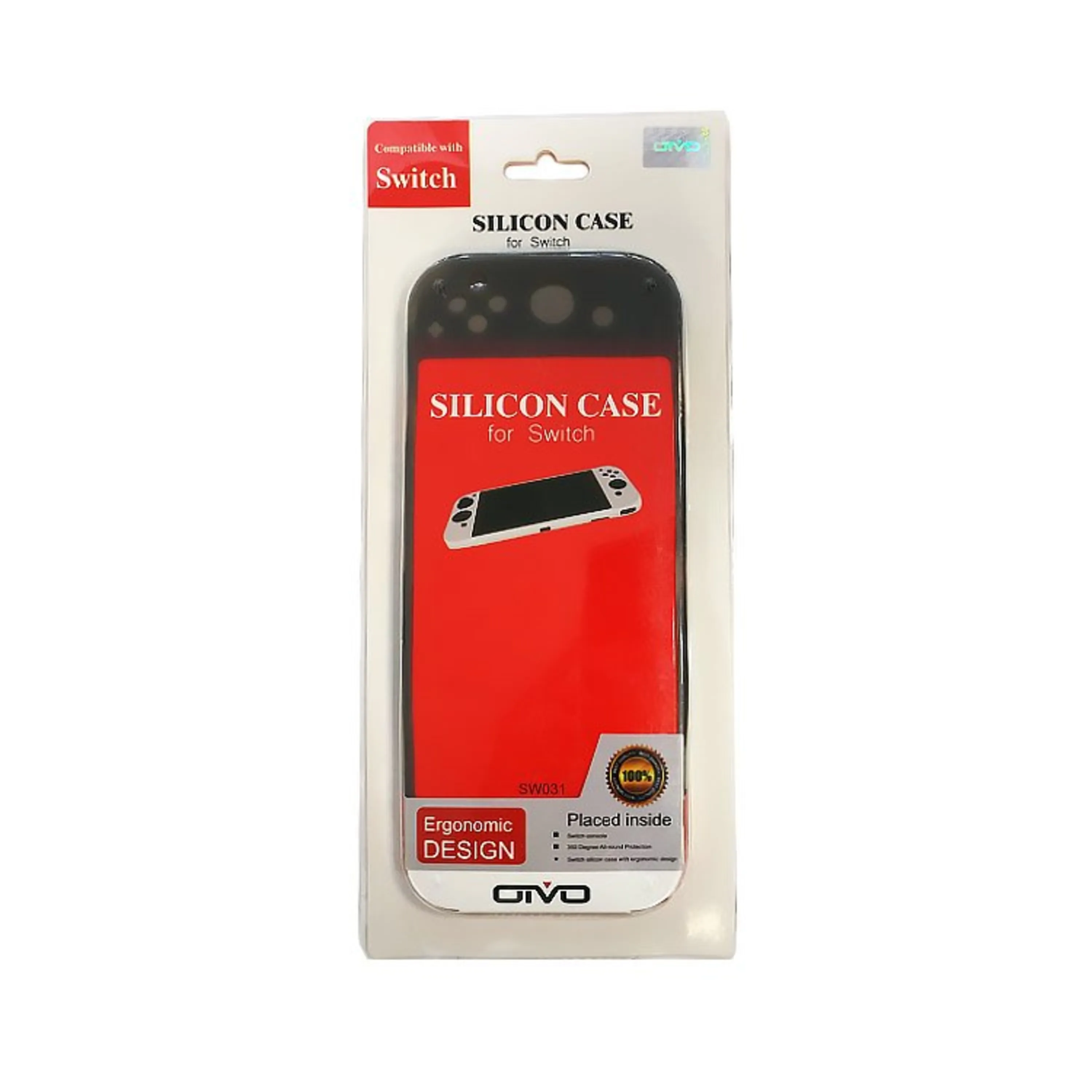 کیس محافظ OiVO Silicon Case for Switch - Black مخصوص نینتندو سوییچ