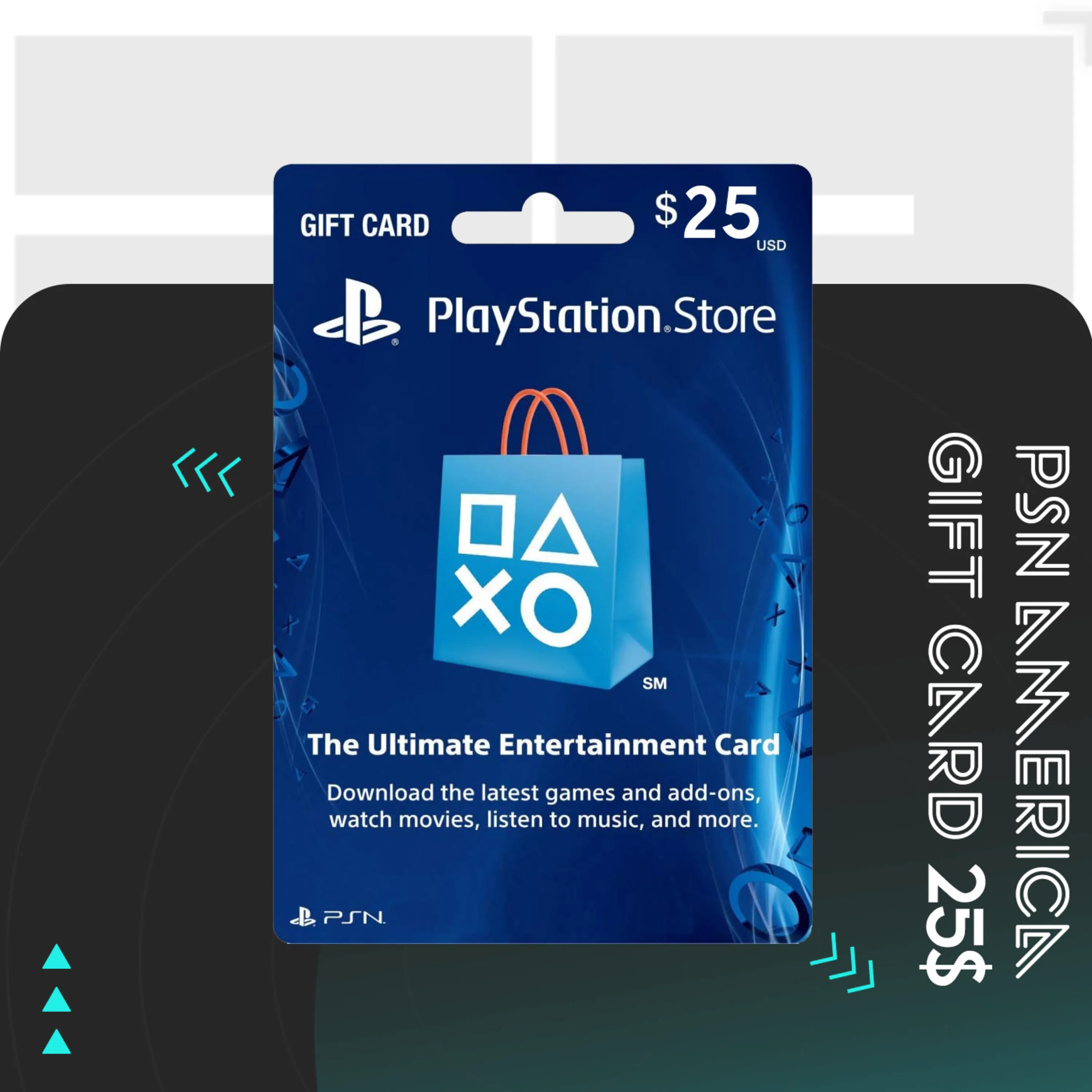 گیفت کارت PSN آمریکا 25 دلاری