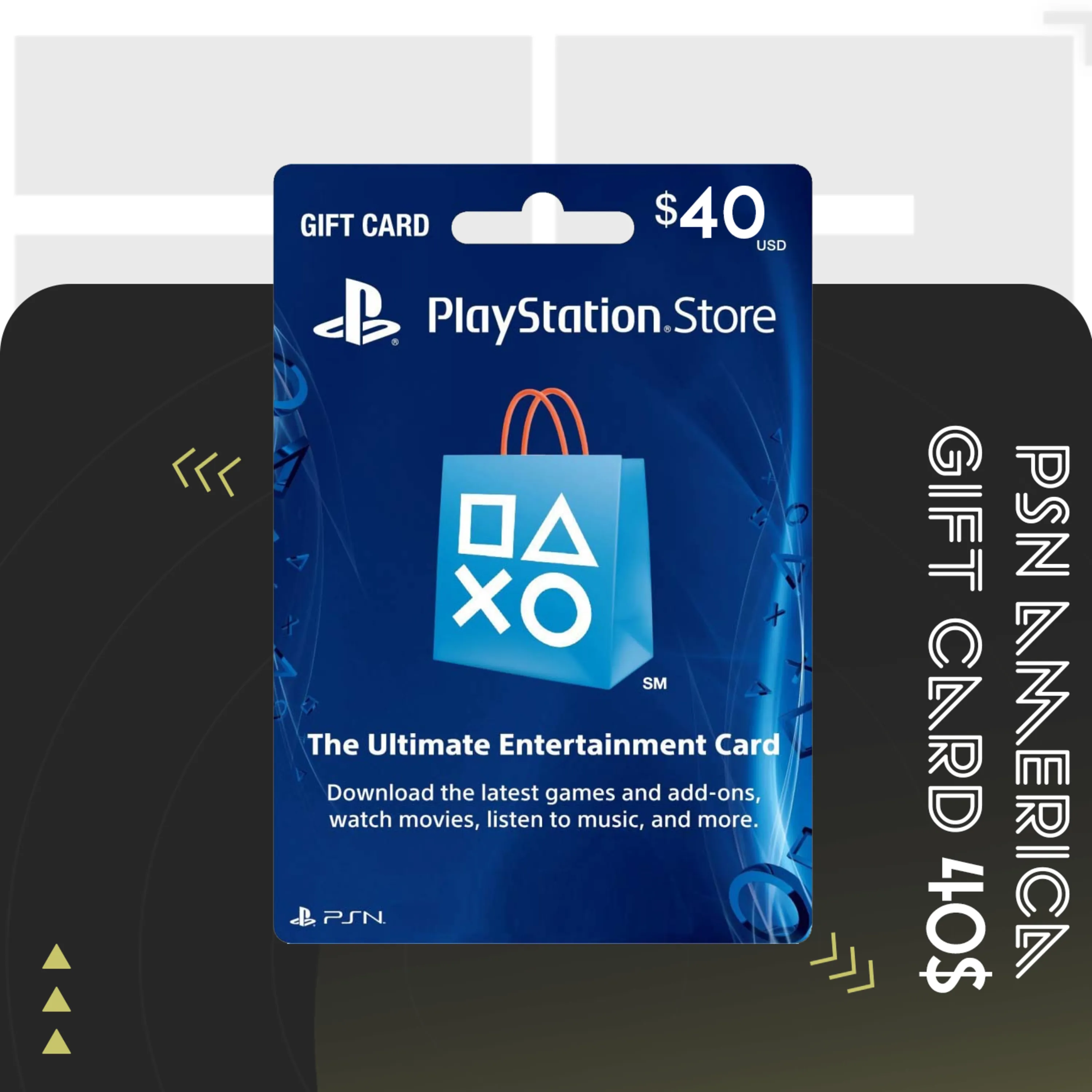 گیفت کارت PSN آمریکا 40 دلاری