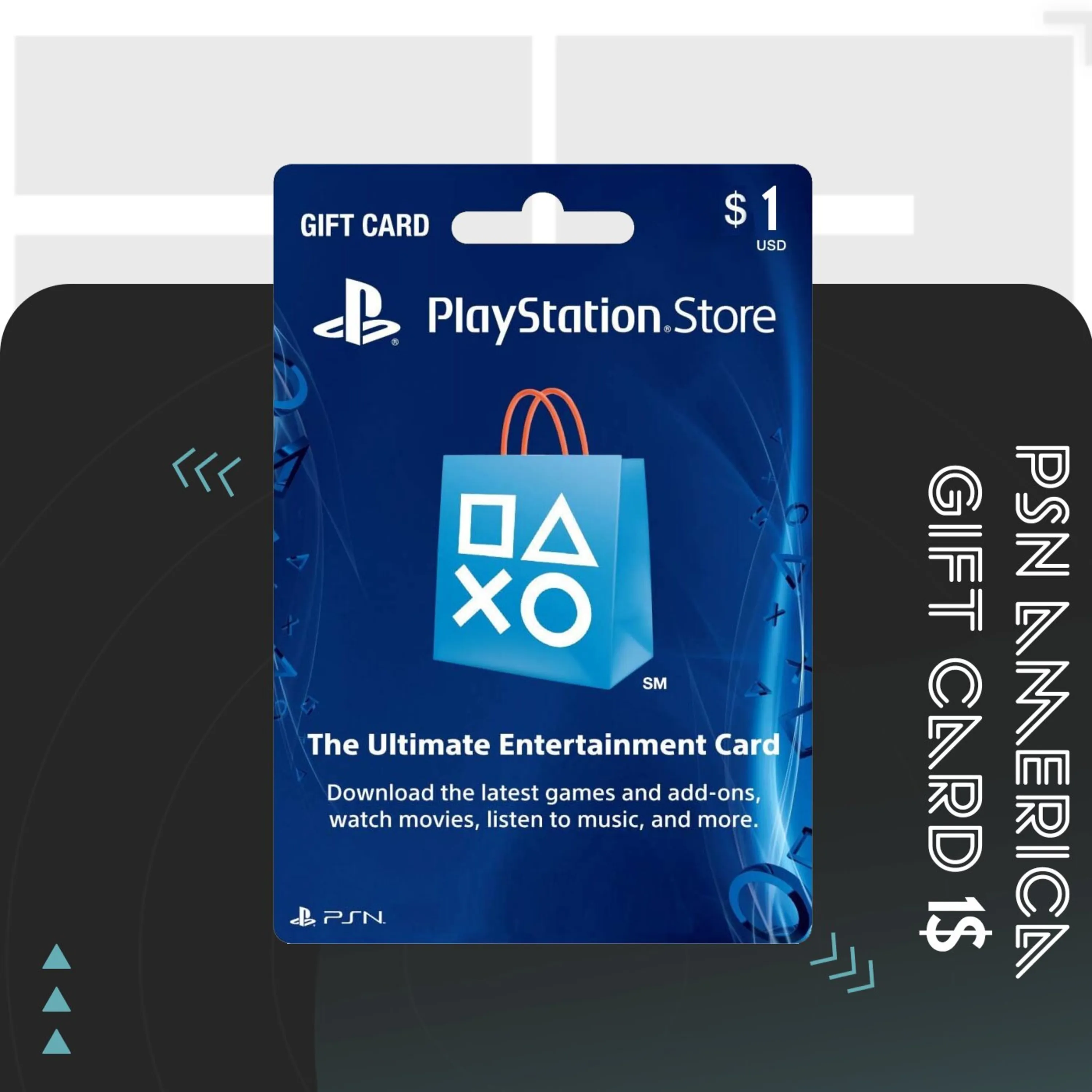 گیفت کارت PSN آمریکا 1 دلاری