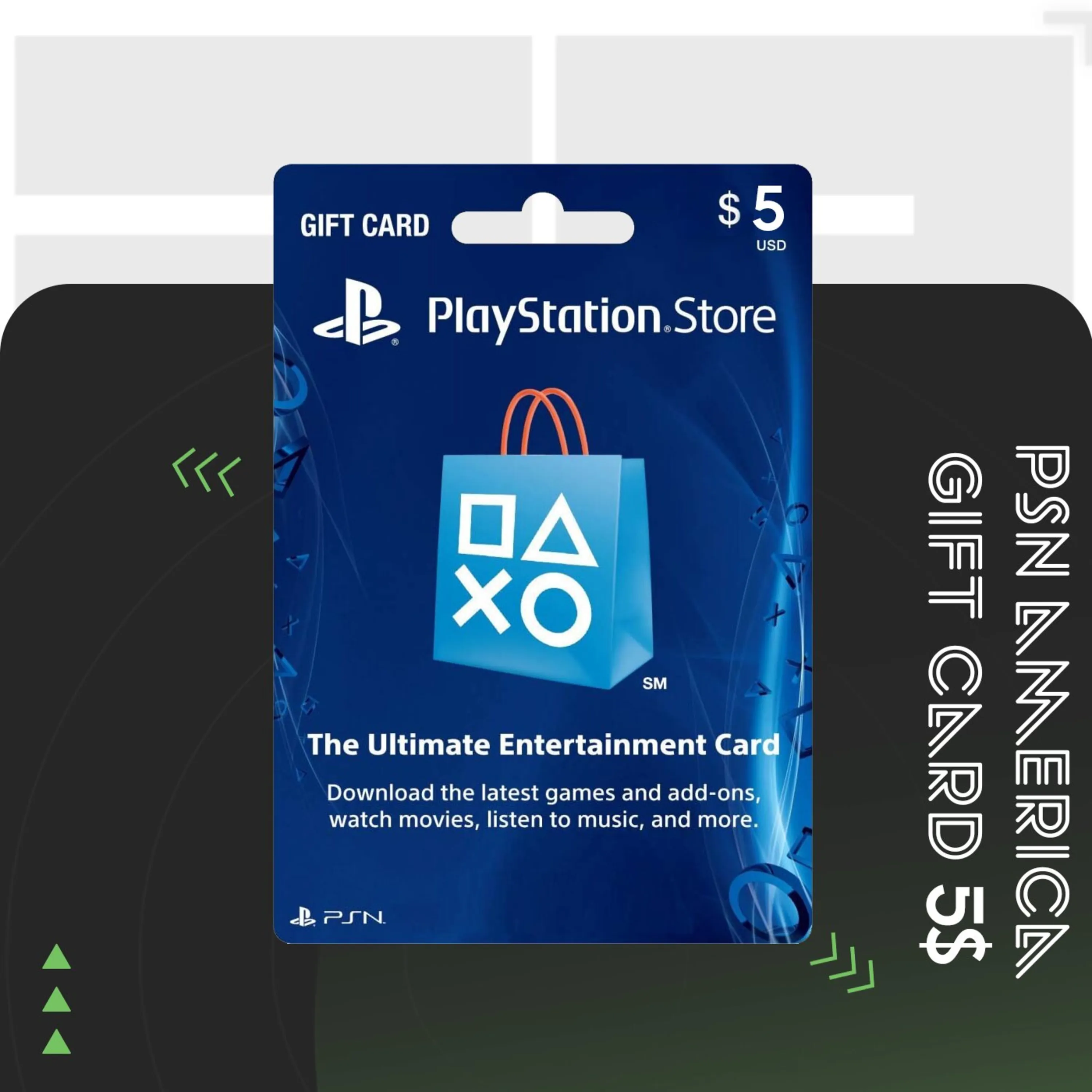 گیفت کارت PSN آمریکا 5 دلاری گیفت کارت PSN آمریکا 5 دلاری