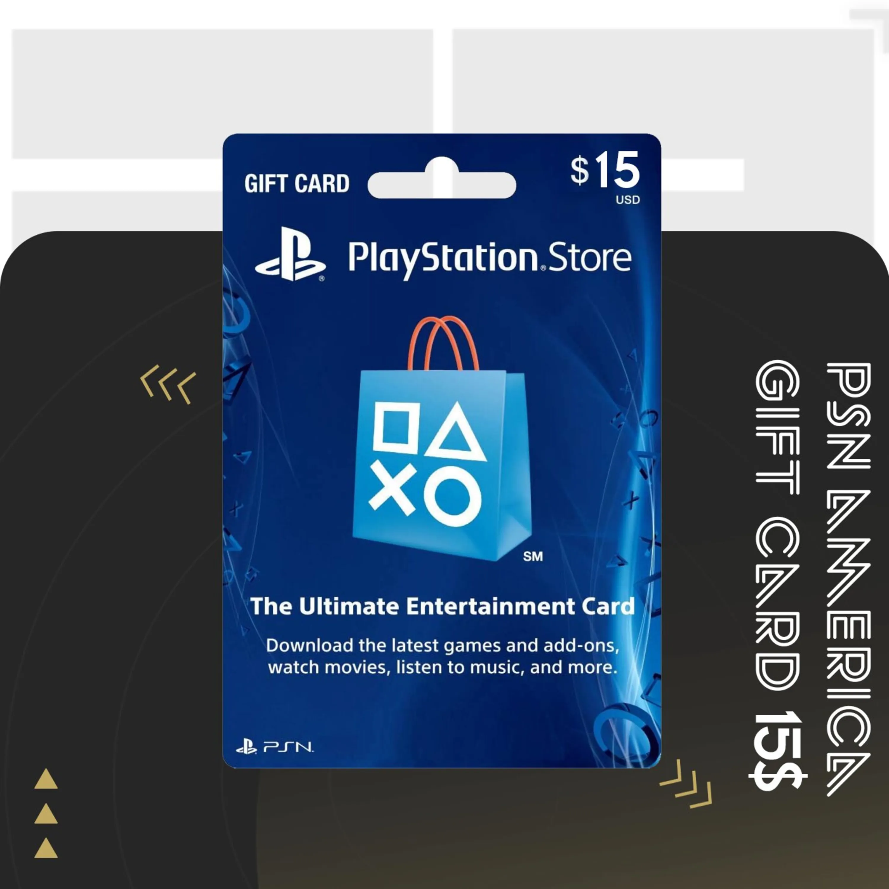 گیفت کارت PSN آمریکا 15 دلاری گیفت کارت PSN آمریکا 15 دلاری