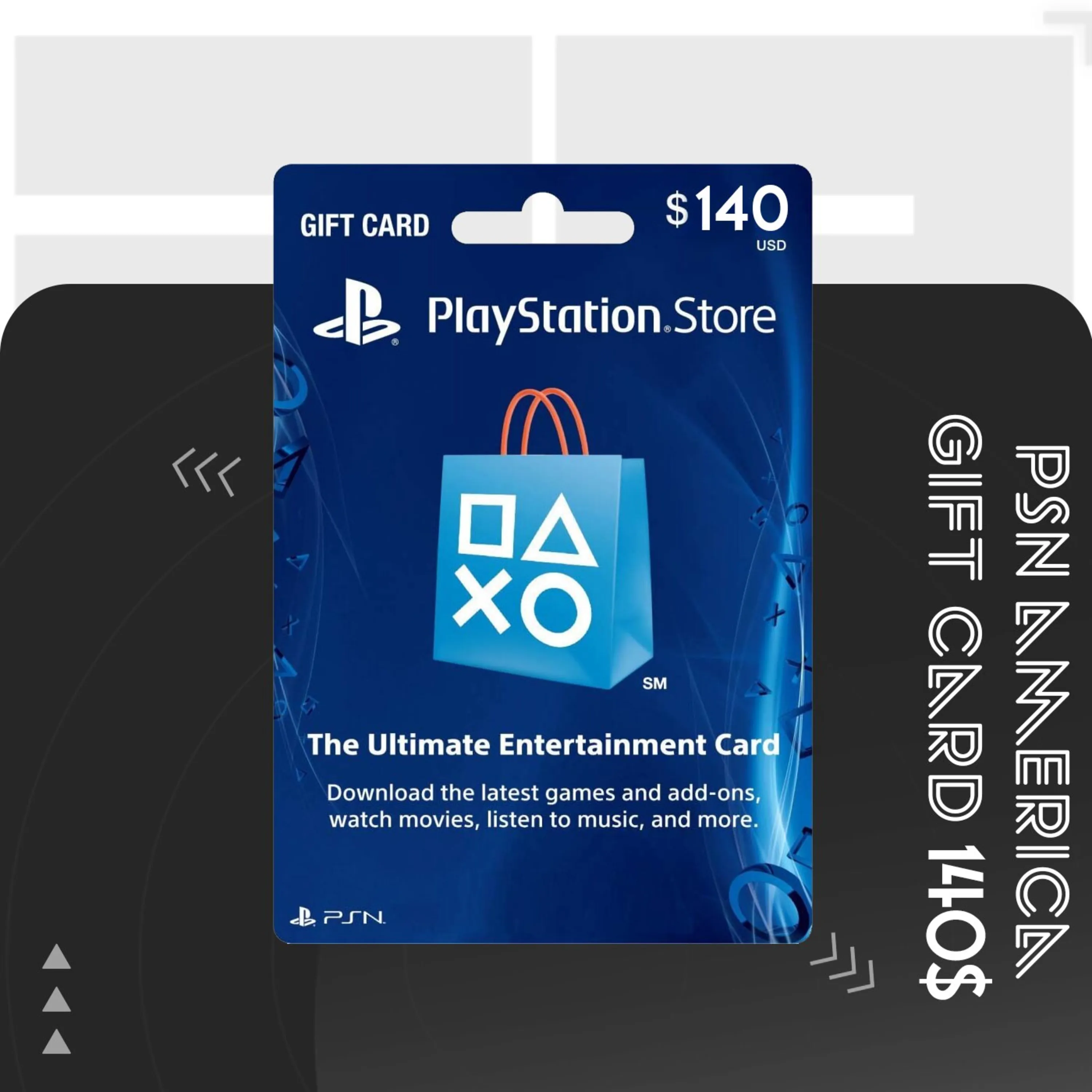 گیفت کارت PSN آمریکا 140 دلاری گیفت کارت PSN آمریکا 140 دلاری