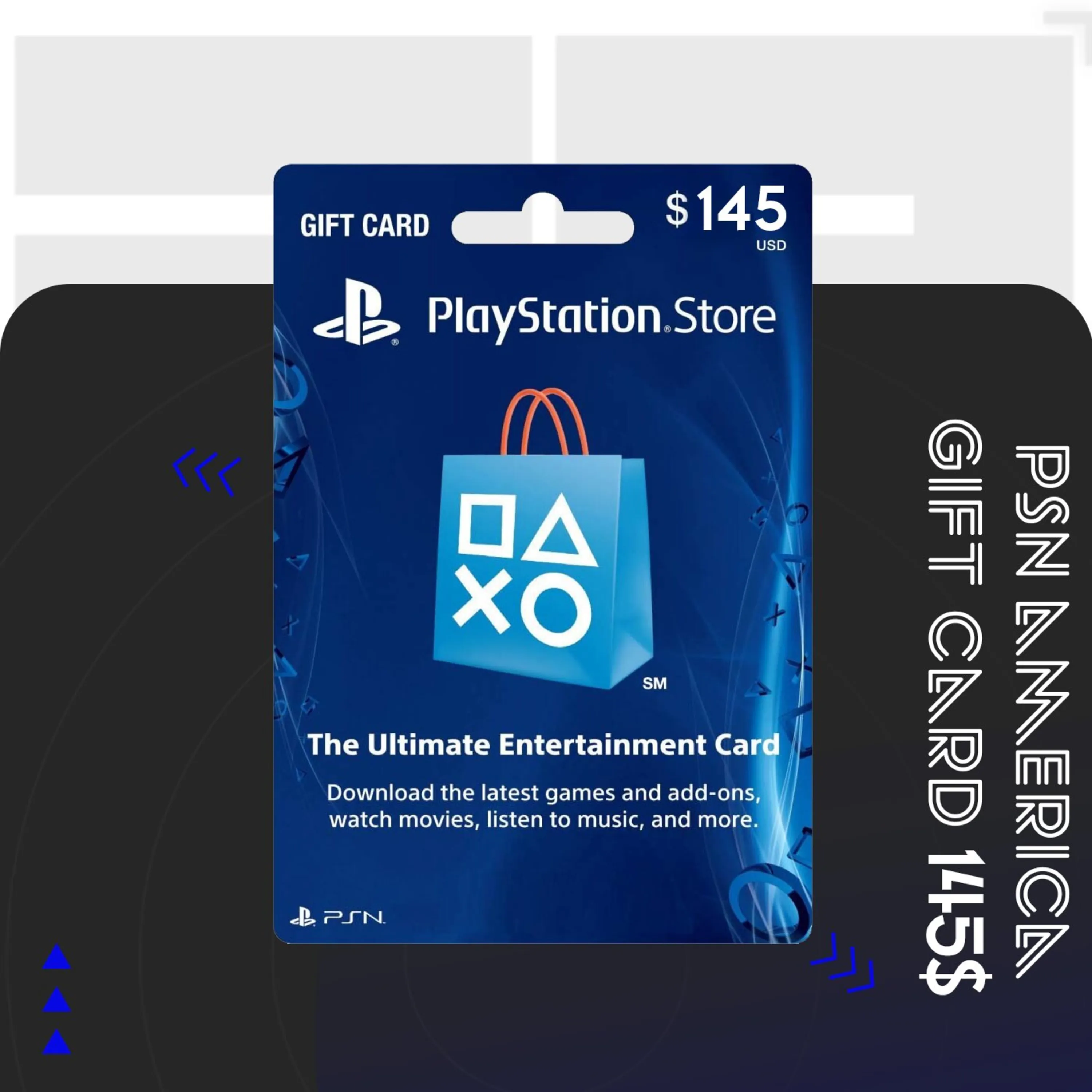 گیفت کارت PSN آمریکا 145 دلاری