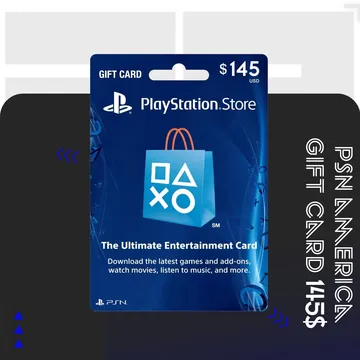 گیفت کارت PSN آمریکا 145 دلاری