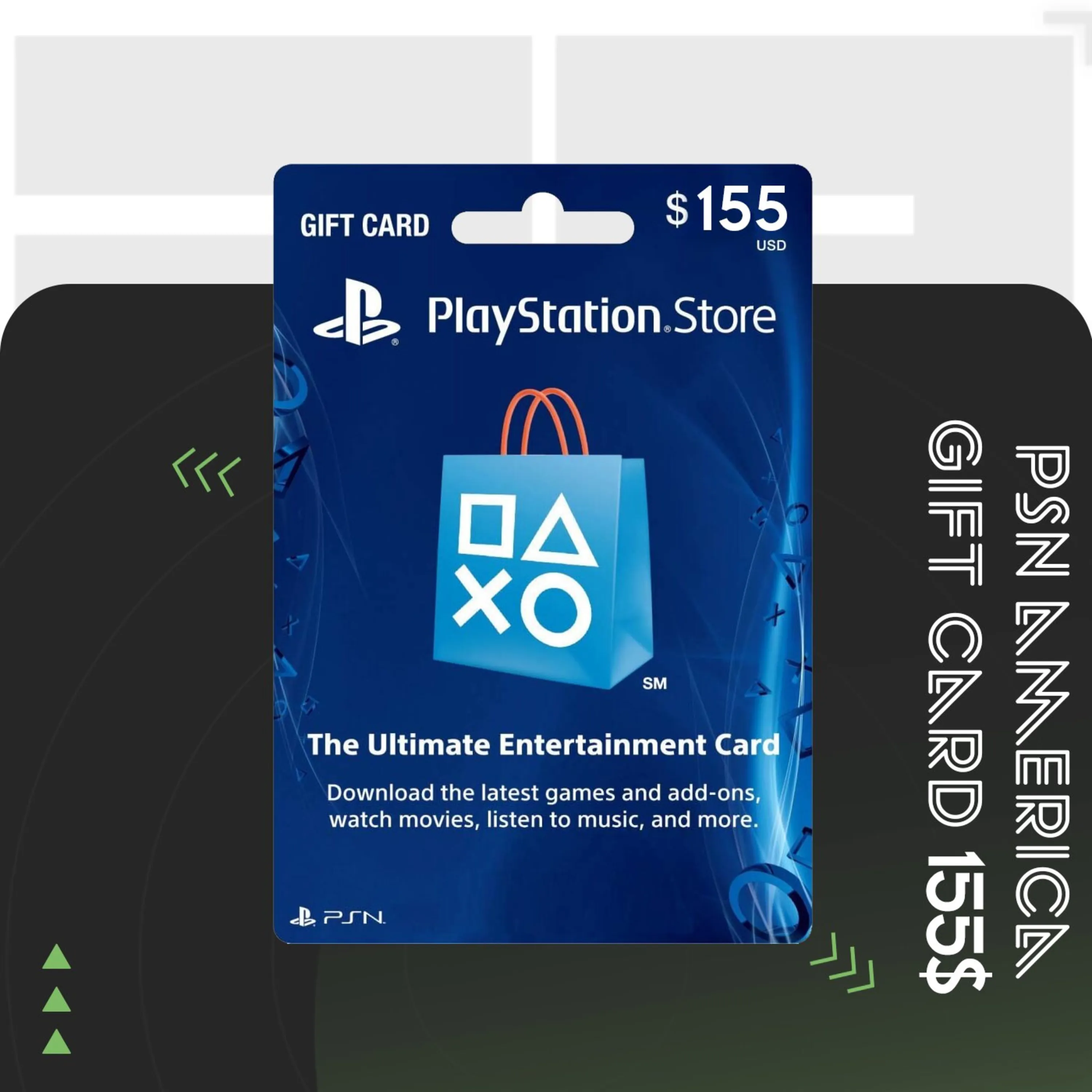 گیفت کارت PSN آمریکا 155 دلاری گیفت کارت PSN آمریکا 155 دلاری