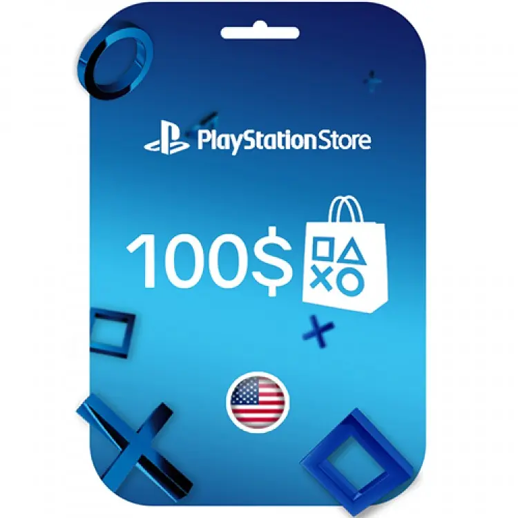 گیفت کارت PSN آمریکا 100 دلاری