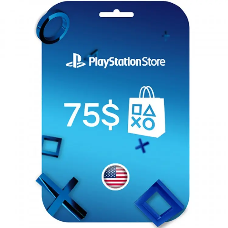 گیفت کارت PSN آمریکا 75 دلاری