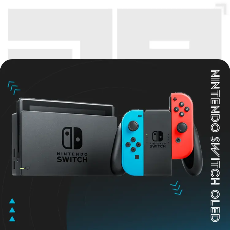 کنسول بازی نینتندو Nintendo Switch OLED جوی کان قرمز/آبی