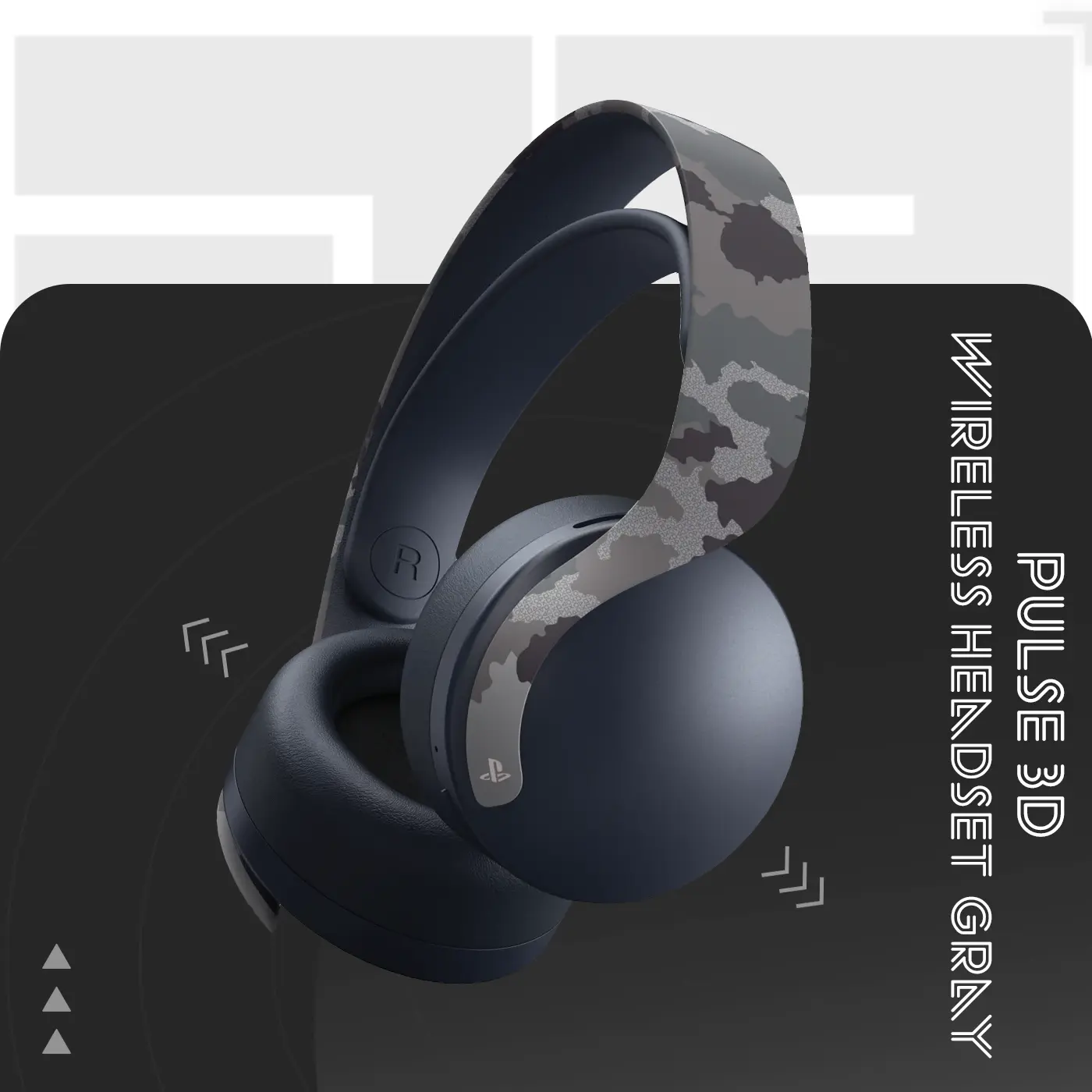 هدست Pulse 3D - بی سیم - خاکستری ارتشی