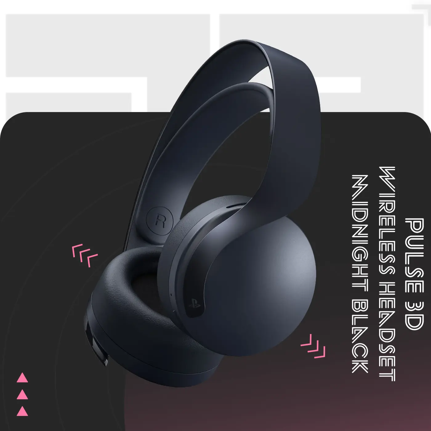 هدست Pulse 3D بی سیم سیاه