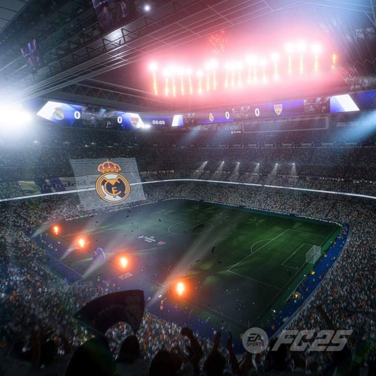 تصویری از استادیوم Santiago Bernabeu در عنوان Ea Sports FC 25