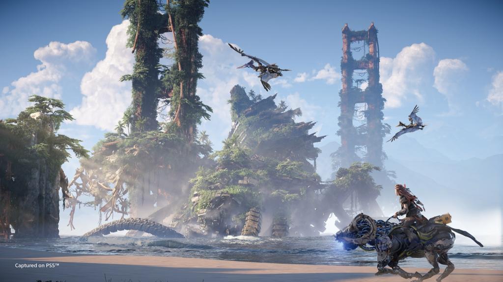 5. Horizon Forbidden West – نبرد در جهانی پسا‌آخرالزمانی